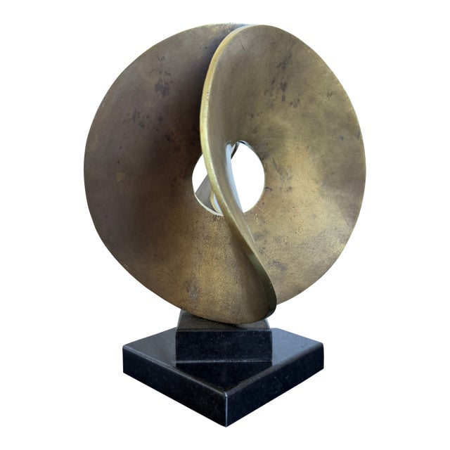 Brazilian Organic Modern Abstract Sculpture on Granite Base, 1980s For Sale