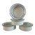 Vintage Dansk Blue Mist Rim Soup Bowls - Set of 4 - Made in Denmark For Sale
