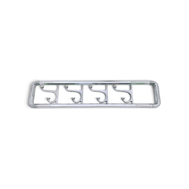 Art Deco Brass Wall Coat Rack, 1930s For Sale - Image 12 of 12