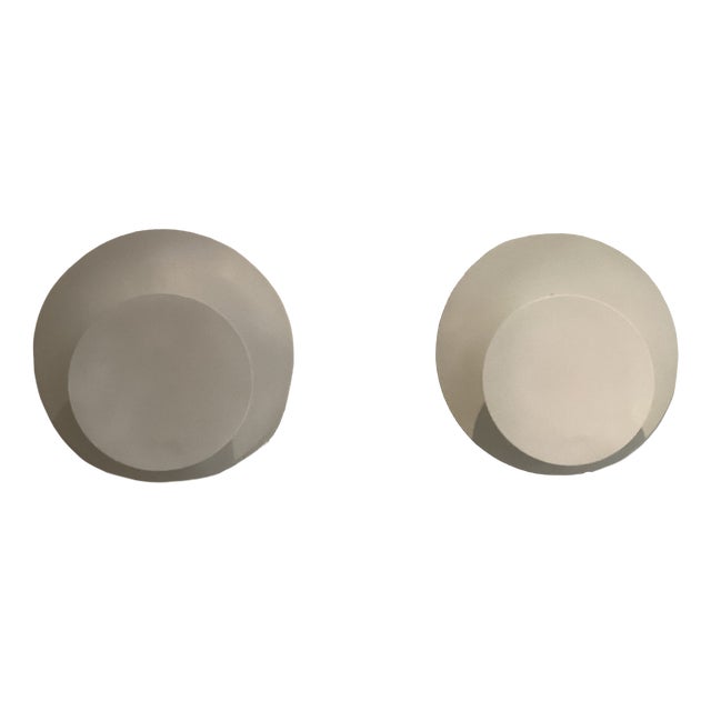 Minimalist Wall Lamps from Vrieland, 1970s, Set of 2 For Sale