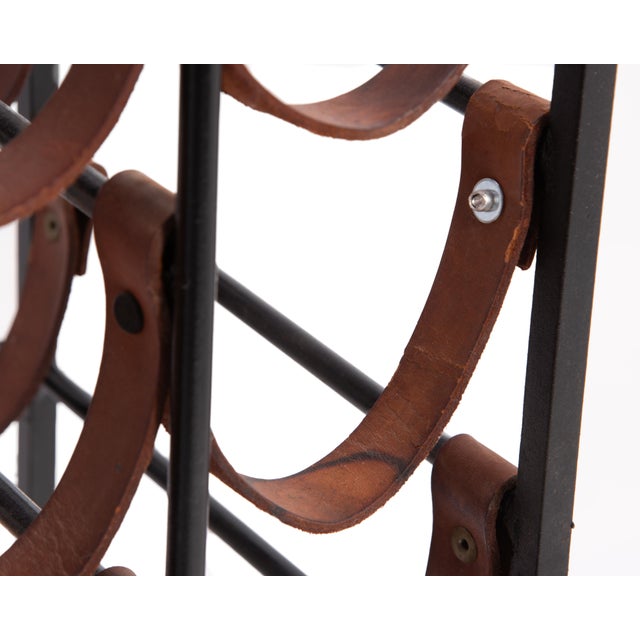 Arthur Unanoff Shaver Howard Room Divider 40 Bottle Wine Rack Restored For Sale - Image 13 of 17