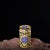 Chinese Vintage Painted Enamel Toothpick Holder | Yellow Ground Floral | Chinese Trinket Box For Sale - Image 3 of 9