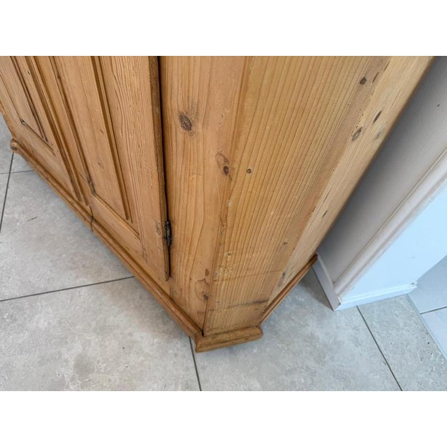 Baroque Farmhouse Cabinet in Softwood For Sale - Image 9 of 14