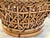 Asian Style Bamboo & Rattan Hand Woven Basket For Sale - Image 4 of 11