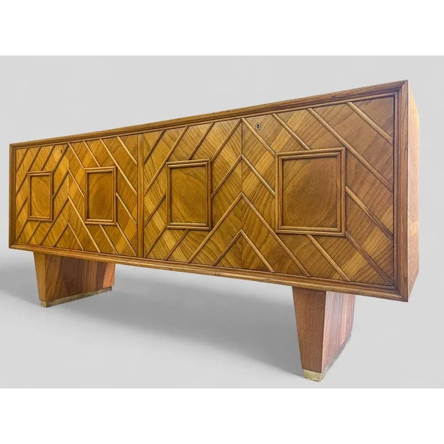 Wood Mid-Century Modern Italian Sideboard by Pier Luigi Colli, 1950s For Sale - Image 7 of 18