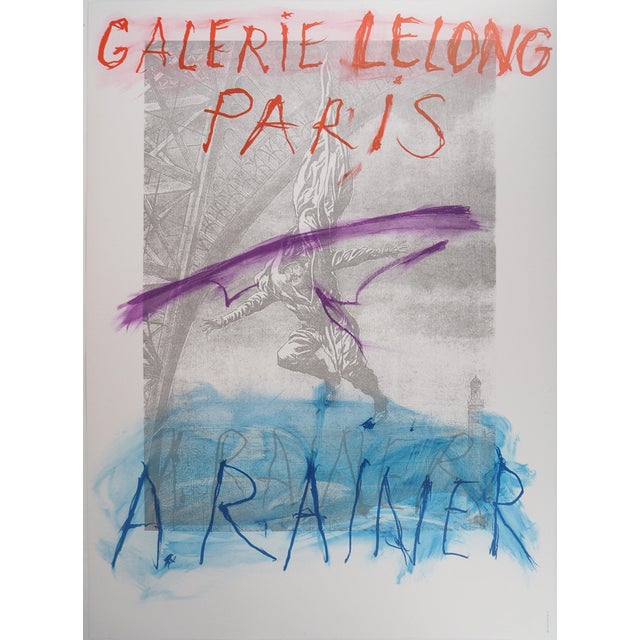 Arnulf Rainer, La Tour Eiffel, Lithograph For Sale