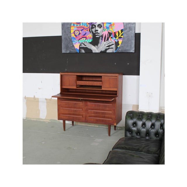 1960s Vintage Secretaire from Denmark, 1960s For Sale - Image 5 of 9