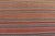 Mid-20th Century Hand-Woven Kilim Runner With Vertical Stripes 4'9 X 17'2 For Sale - Image 9 of 13