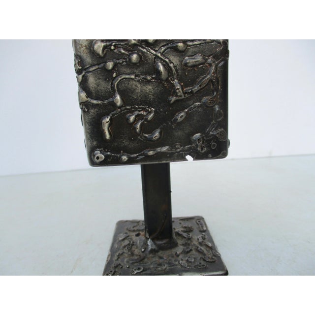 Vintage Art Brut Steel & Glass Vanity Box For Sale In New York - Image 6 of 10