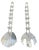 Emilia Castillo Emilia Castillo Shells and Starfish Silver Serving Set For Sale - Image 4 of 12