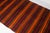 Orange Mid 20th Century Bold Orange & Madder Red Flatweave Rug For Sale - Image 8 of 14