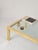 Italian Gilt Brass and Crystal Rectangular Coffee Table, Italy, 1970s For Sale - Image 12 of 13