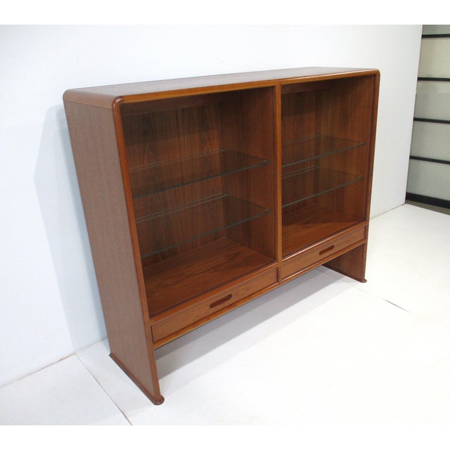 Mid-Century Modern Teak Bookcase by Johannes Andersen for Dyrlund Denmark For Sale - Image 3 of 15