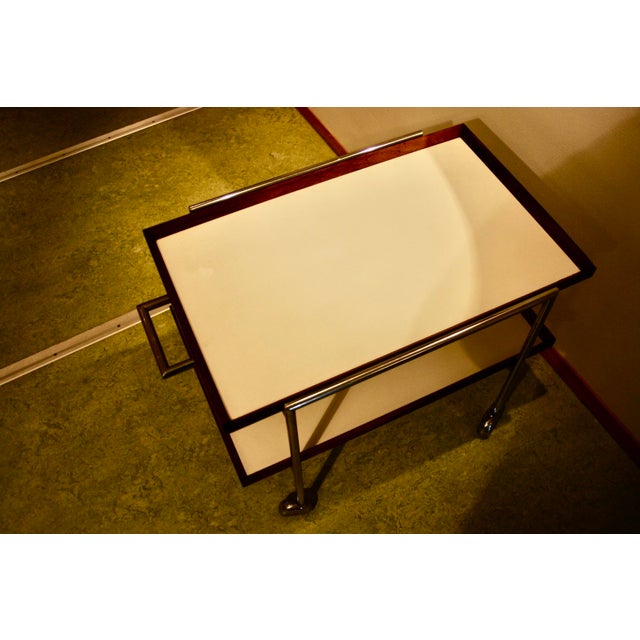 Bar Cart by Poul Norreklit for E Pedersen& Son, Denmark, 1960s For Sale - Image 6 of 9
