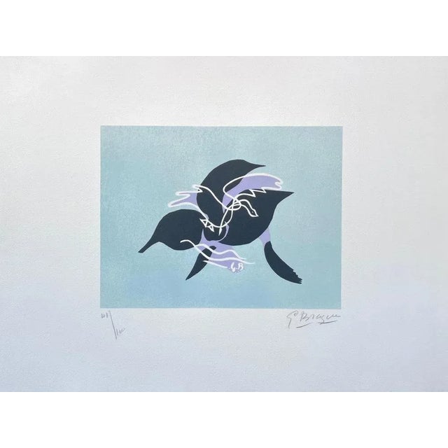 Georges Braque, Rise I (The Swan on a Blue-Green Background), 1961, Lithograph For Sale - Image 7 of 7