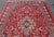 Early 20th Century Vintage Persian Isfahan Rug With Red Field and Ivory Medallion Design For Sale - Image 5 of 13