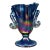 Fenton Twin Dolphin Handled Iridescent Art Glass Vase For Sale