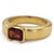 Garnet Signet Gemstone Ring | January Birthstone Ring | Everyday Stacking Ring Us 7 For Sale - Image 4 of 5
