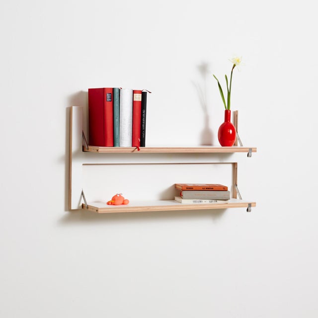 Fläpps Shelf 80×40-2 in White by Ambivalenz For Sale - Image 4 of 5