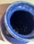 Blue Vintage Bybee Pottery Cobalt Blue Lidded Honey Pot For Sale - Image 8 of 10