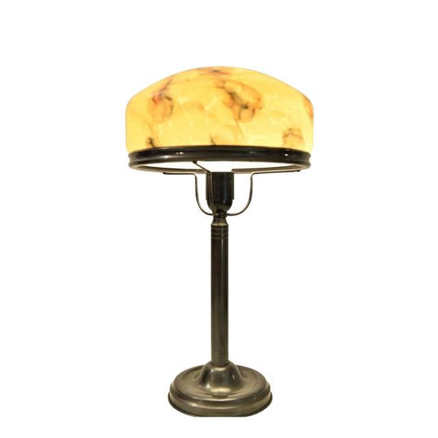 Swedish Art Deco Grace Period Table Lamp by Karlskrona Lampfabrik, Sweden For Sale