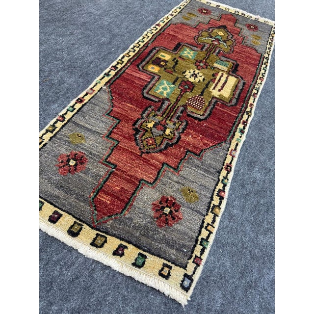 Early 21st Century Turkish Yastik Rug 1'6" x 3'10" For Sale - Image 5 of 5