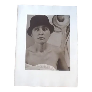 Large Vintage Photogravure-"Georgia O'Keeffe" by Alfred Stieglitz (Usa 1864-1946)