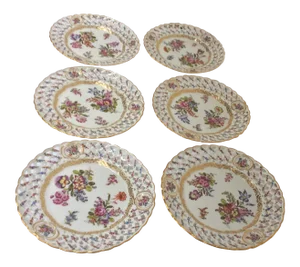 Antique European Porcelain Plates - Set of 6