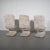 90s Milo Baughman for Carson's Textured Palm Cantilever Rolling Swivel Dining Chairs - Set of 6 For Sale - Image 12 of 12