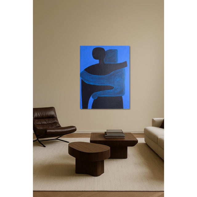Early 21st Century Bodasca, Can I Hold You Blue, 2026, Acrylic on Canvas For Sale - Image 5 of 12
