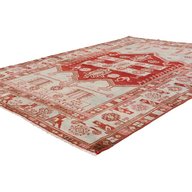 79649 Antique Persian Malayer Rug, 04'10 x 06'11. The Citadel Sanctum: Late 19th Century Persian Malayer Masterpiece of...