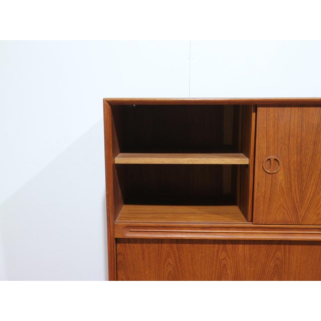 Mid-Century Modern Mid Century Modern Vintage TeakDanish Buffet Credenza For Sale - Image 3 of 15
