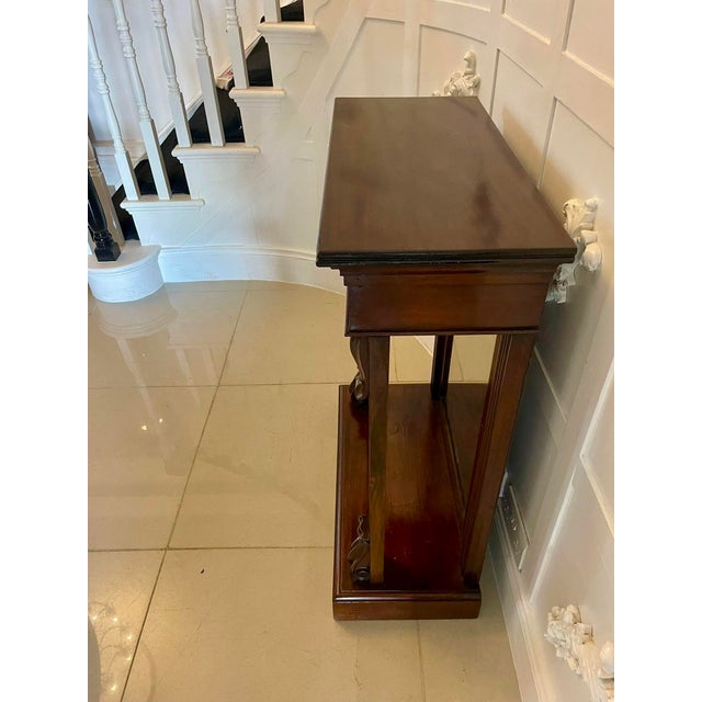 Antique William IV Mahogany Console Tables, 1840, Set of 2 For Sale - Image 11 of 14