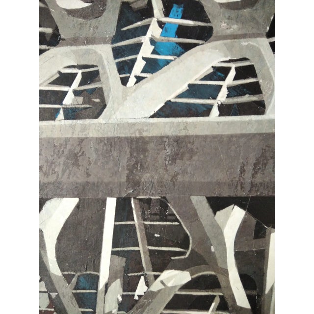 Early 21st Century Luis Fernandez, City Scene, 2010, Mixed Media on Paper For Sale - Image 5 of 7