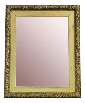 Large Antique Gilt Overmantle Wall Mirror