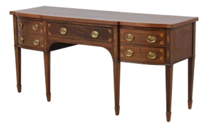Antique 18th Century George III Mahogany Inlaid Sideboard Server