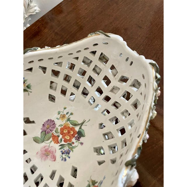 Antique 19th Century Meissen Work Basket Dish, 1880s For Sale - Image 10 of 18