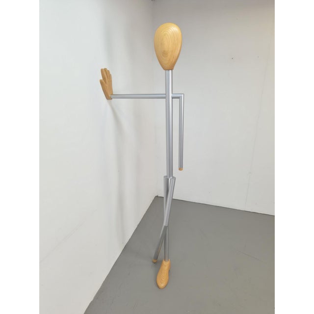 Vintage Wall-Mounted Coat Hanger, 1980s For Sale - Image 4 of 15