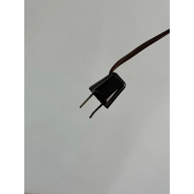 1950s Vintage Brass Torchiere Floor Lamp For Sale - Image 5 of 8