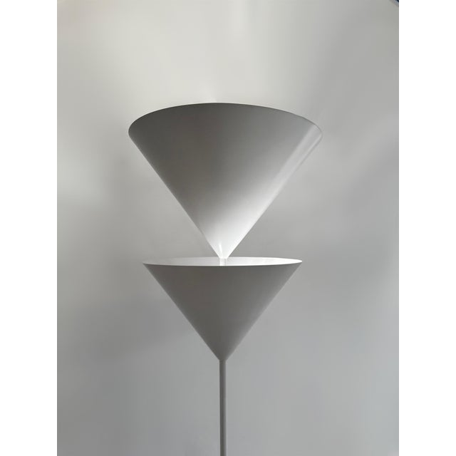 1980s Mid-Century Pascal Uplighter Floor Lamp by Vico Magistretti for Oluce, Italy, 1983 For Sale - Image 5 of 11