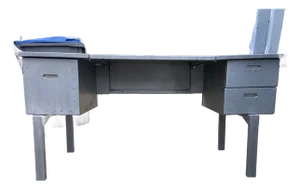 1940s Vintage Us Military Aluminum Folding Field Desk