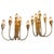 These exquisite wall sconces, dating from the 1940s, capture the refined elegance and sculptural fluidity characteristic...