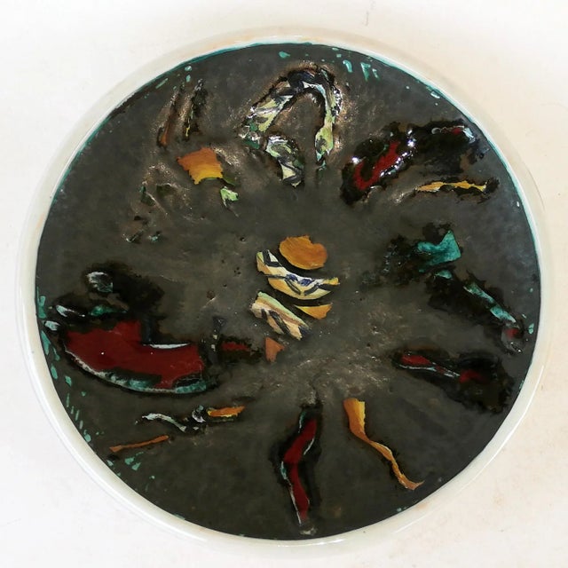 Vintage Polychrome Centerpiece For Sale - Image 3 of 5
