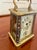 Antique Edwardian Brass and Champleve Enamelled Carriage Clock, 1900 For Sale - Image 3 of 8