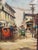 Elias Laxa Well-Listed Philippine Artist Rare 1964 Street Scene Painting For Sale - Image 9 of 11
