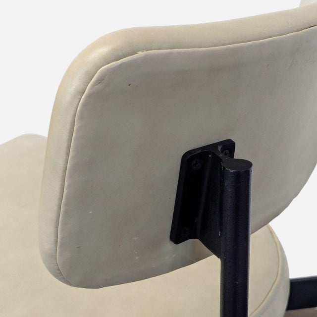 Pottery Barn Maison Leather Bar Stool For Sale In San Francisco - Image 6 of 9
