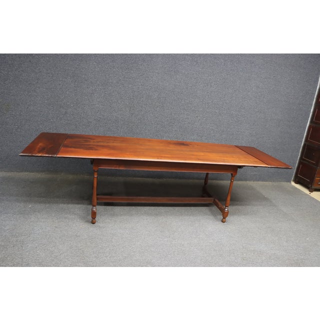 Antique Walnut Harvest Table Leaves For Sale In Philadelphia - Image 6 of 18