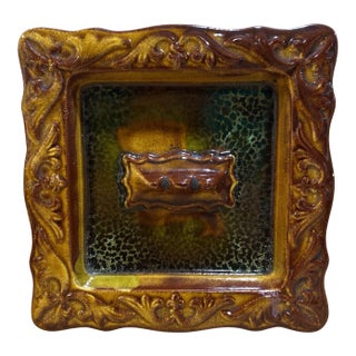 Vintage Ceramic Pottery Ashtrayn For Sale