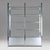 Steel Bookcase with Glass Shelves, 1970s For Sale - Image 12 of 12