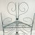 Mid 20th Century Mid-Century Modern Atomic Metal Art Nouveau Corner Plant Stand, Newly Painted For Sale - Image 5 of 12